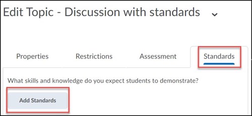 standards-discussions